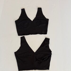 Calvin Klein Black V-Neck Bralette Duo